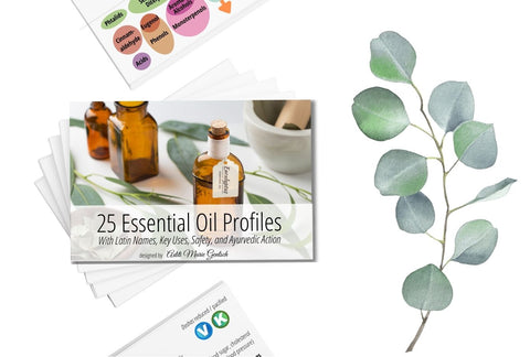 25 Essential Oil Profiles - Study Cards
